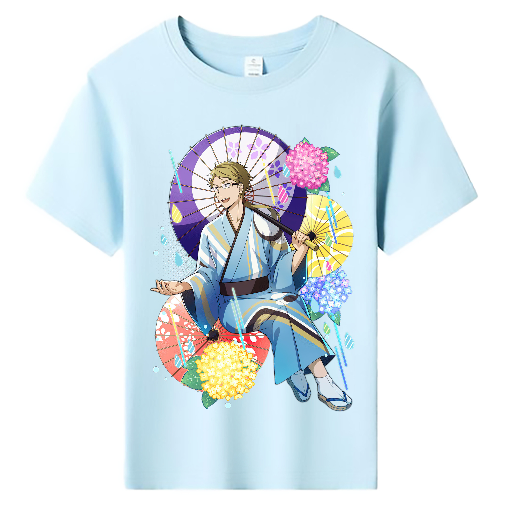 （画像用） 文豪ストレイドッグス Bungo Stray Dogs 綿100％キッズTシャツ（フロントプリント）